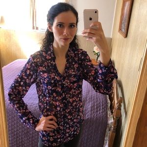 EXPRESS floral blouse